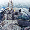 Supplies on the loading platform