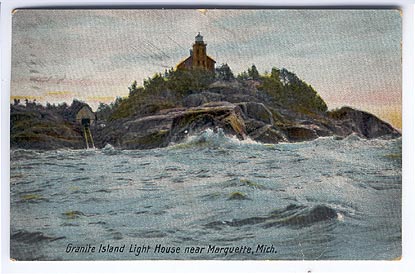 Postcard of Granite Island