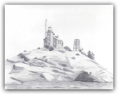 Sketch of Granite Island