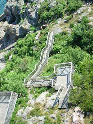 Stairs from N. Channel